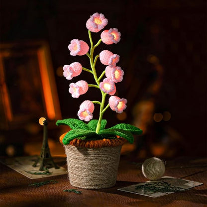 Crochet Glow Flower Lamp